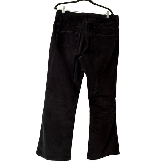 J Jill Tried and True Fit At Waist Stretch 16 Petite Corduroy Black Pants - Picture 2 of 3